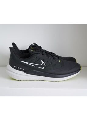 Nike AIR WINFLO SHIELD Men's Running Shoes Black White Smoke Gray NEW DM1106-001